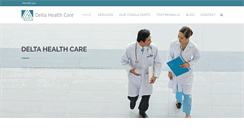 Desktop Screenshot of deltahealthcare.com